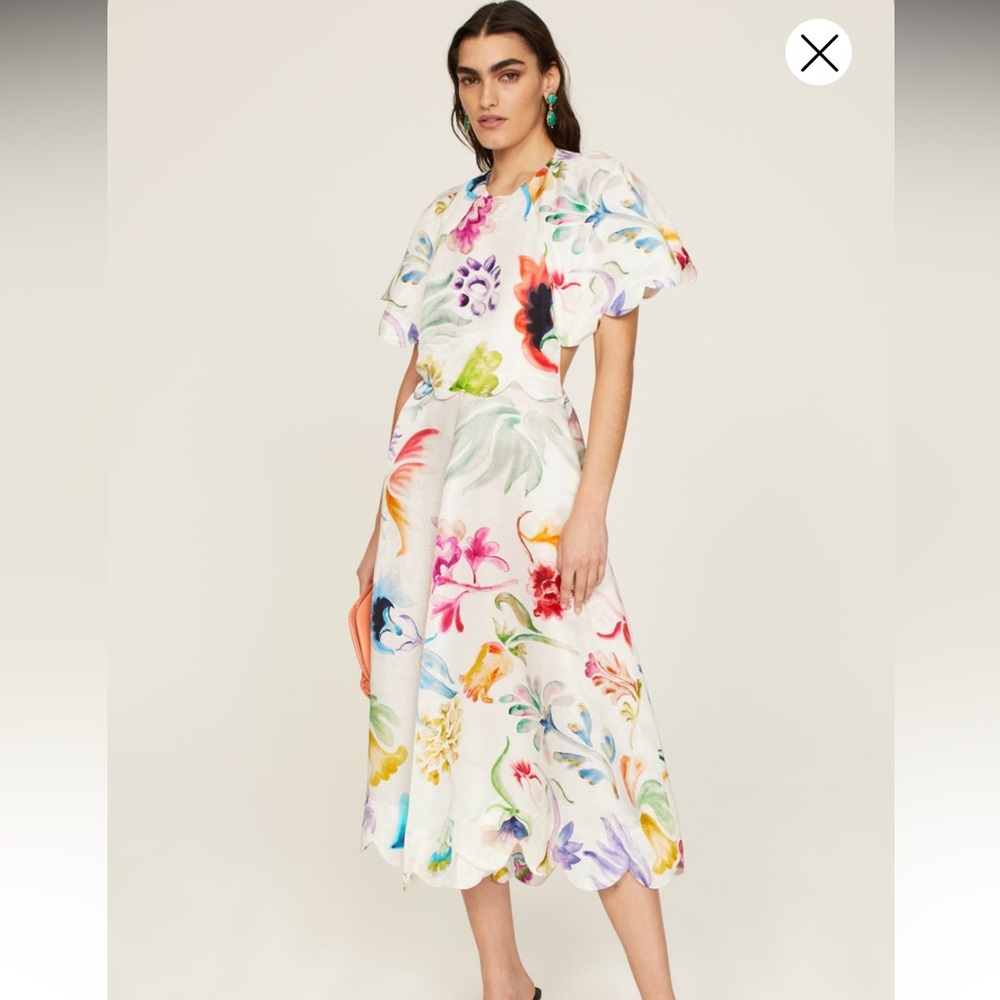 Rosie Assoulin Scalloped Dress